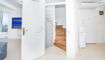 Просторная вилла 2+2 с панорамным видом на море в экологически чистом Демирташ - Ракурс 16