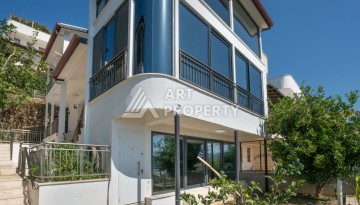 Просторная вилла 2+2 с панорамным видом на море в экологически чистом Демирташ - Ракурс 17