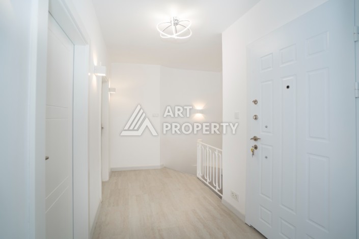 Просторная вилла 2+2 с панорамным видом на море в экологически чистом Демирташ - Ракурс 17