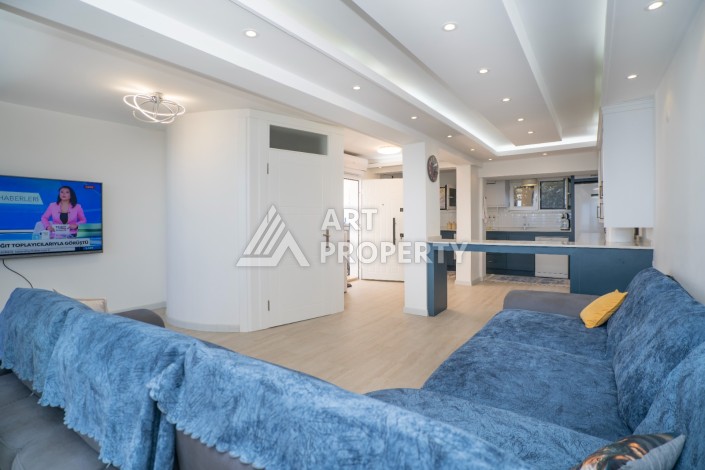 Просторная вилла 2+2 с панорамным видом на море в экологически чистом Демирташ - Ракурс 26