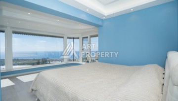 Просторная вилла 2+2 с панорамным видом на море в экологически чистом Демирташ - Ракурс 31