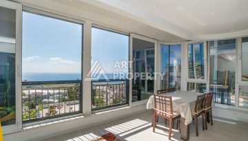 Просторная вилла 2+2 с панорамным видом на море в экологически чистом Демирташ - Ракурс 35