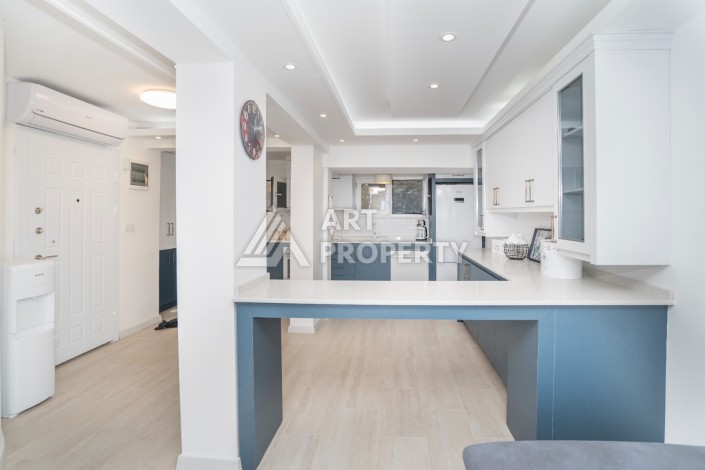 Просторная вилла 2+2 с панорамным видом на море в экологически чистом Демирташ - Ракурс 35