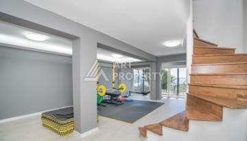 Просторная вилла 2+2 с панорамным видом на море в экологически чистом Демирташ - Ракурс 44