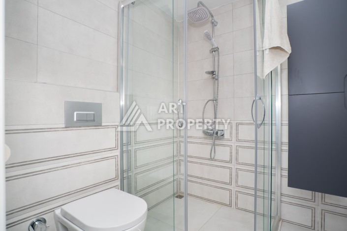 Просторная вилла 2+2 с панорамным видом на море в экологически чистом Демирташ - Ракурс 45