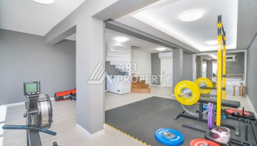 Просторная вилла 2+2 с панорамным видом на море в экологически чистом Демирташ - Ракурс 47