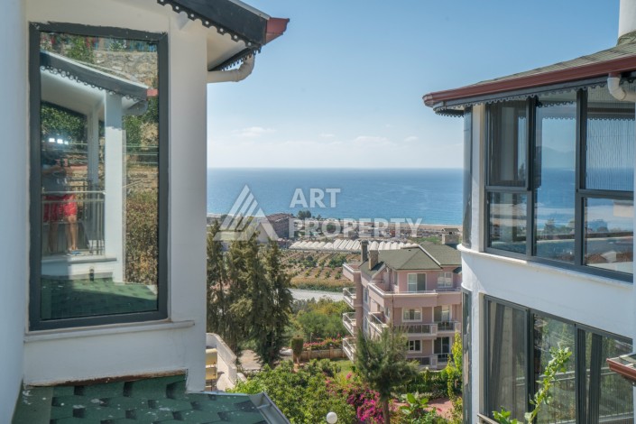 Просторная вилла 2+2 с панорамным видом на море в экологически чистом Демирташ - Ракурс 49