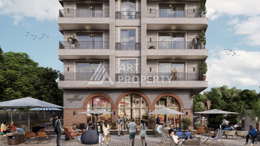 Квартиры 2+1 в центре Алании, 100 кв.м. - Ракурс 3