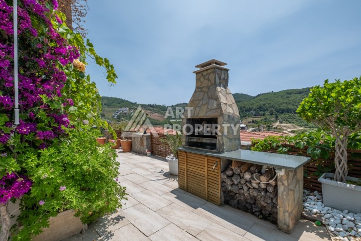 Большая вилла 3+1 с частным бассейном, 410 кв.м. Каргыджак, Алания - Ракурс 8