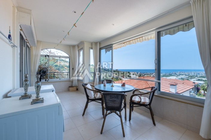 Большая вилла 3+1 с частным бассейном, 410 кв.м. Каргыджак, Алания - Ракурс 43