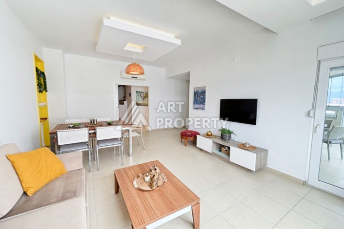 Пентхаус 3+1 с панорамным видом на море и горы в районе Махмутлар - Ракурс 3