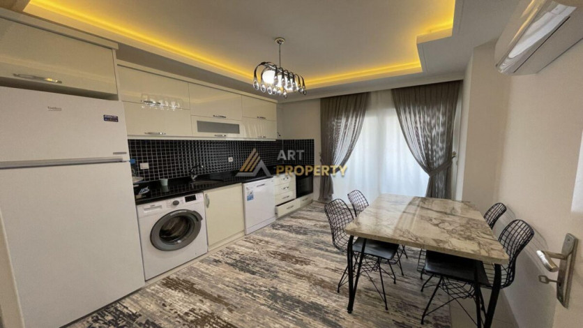 Двухуровневая меблированная квартира в районе Авсаллар, Алания, 150 м2 - Ракурс 19