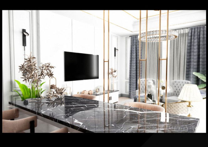 Апартаменты 1+1 на завершающем этапе строительства в одном из лучших комплексов Махмутлара по ценам дешевле, чем у застройщика, 56-63 м2 - Ракурс 3