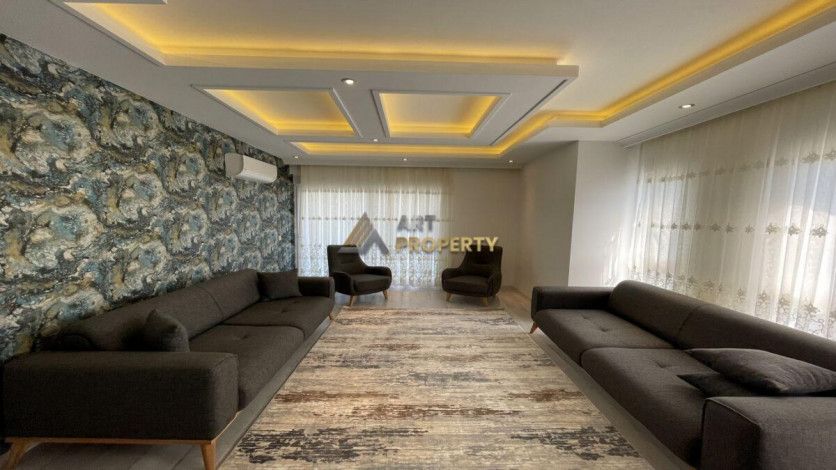 Двухуровневая меблированная квартира в районе Авсаллар, Алания, 150 м2 - Ракурс 20