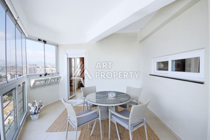 Пентхаус 3+1 с панорамным видом на море и горы в районе Махмутлар - Ракурс 23