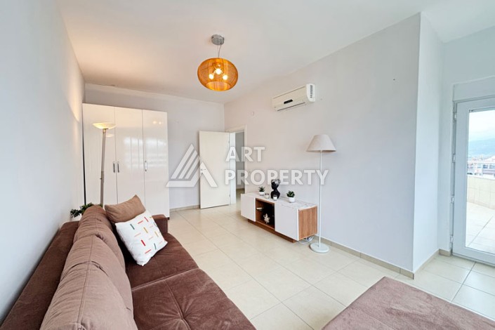 Пентхаус 3+1 с панорамным видом на море и горы в районе Махмутлар - Ракурс 33