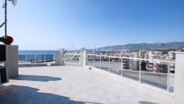 Пентхаус 3+1 с панорамным видом на море и горы в районе Махмутлар - Ракурс 47