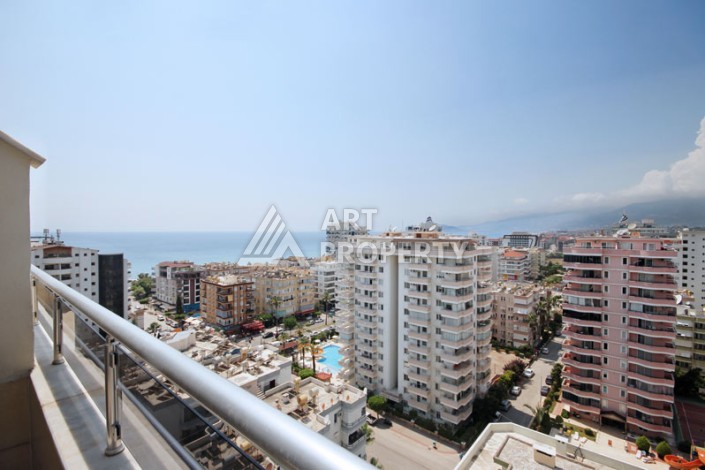 Пентхаус 3+1 с панорамным видом на море и горы в районе Махмутлар - Ракурс 53