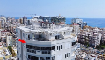 Пентхаус 3+1 с панорамным видом на море и горы в районе Махмутлар - Ракурс 56