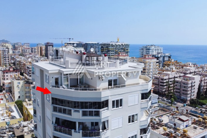 Пентхаус 3+1 с панорамным видом на море и горы в районе Махмутлар - Ракурс 55