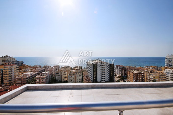 Пентхаус 3+1 с панорамным видом на море и горы в районе Махмутлар - Ракурс 59