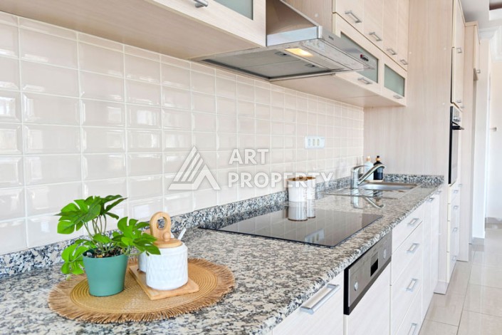 Просторный пентхаус 4+2 с видом на море в центре Алании - Ракурс 11