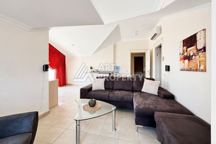 Просторный пентхаус 4+2 с видом на море в центре Алании - Ракурс 55