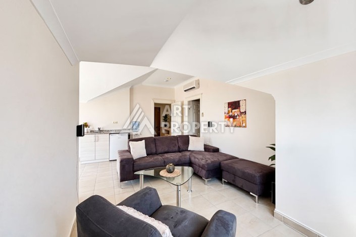 Просторный пентхаус 4+2 с видом на море в центре Алании - Ракурс 56