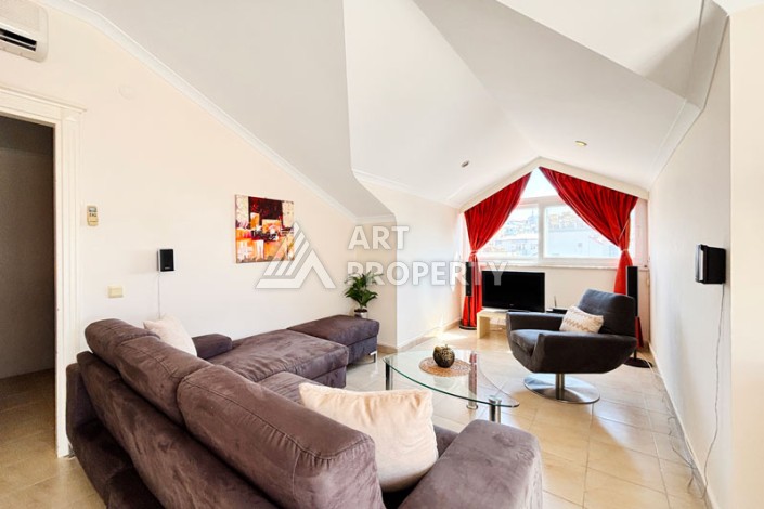 Просторный пентхаус 4+2 с видом на море в центре Алании - Ракурс 66