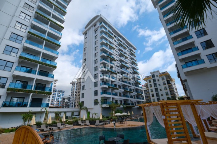 Квартира 1+1, 55 м² в центре Махмутлара. Стильная новая резиденция. - Ракурс 7