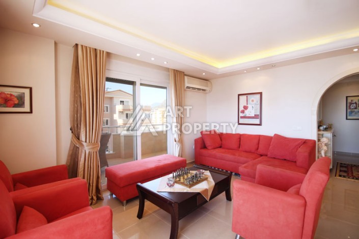 Просторный пентхаус 4+1 с панорамным видом на Средиземное море в Махмутларе - Ракурс 3