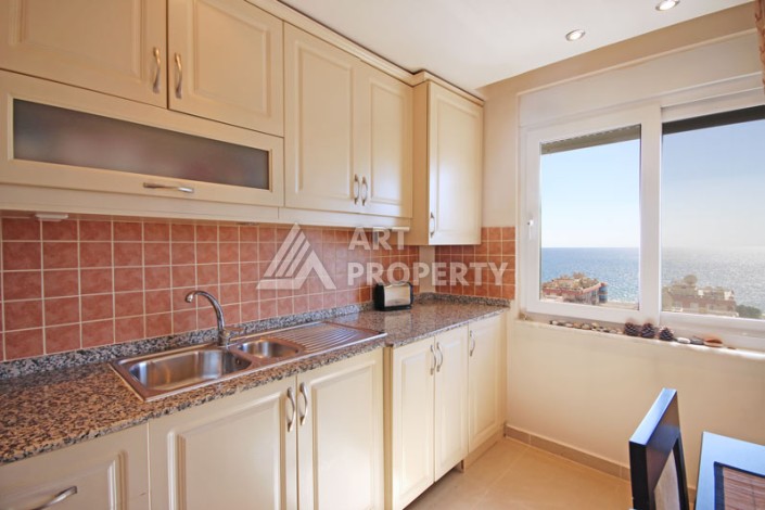 Просторный пентхаус 4+1 с панорамным видом на Средиземное море в Махмутларе - Ракурс 6