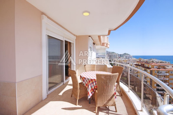 Просторный пентхаус 4+1 с панорамным видом на Средиземное море в Махмутларе - Ракурс 10