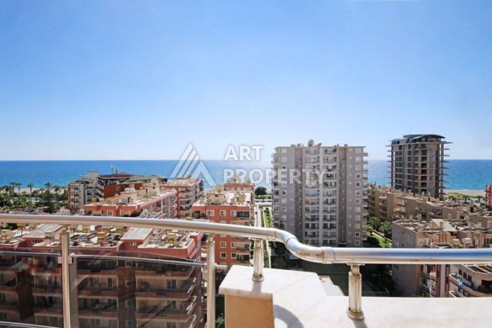 Просторный пентхаус 4+1 с панорамным видом на Средиземное море в Махмутларе - Ракурс 16