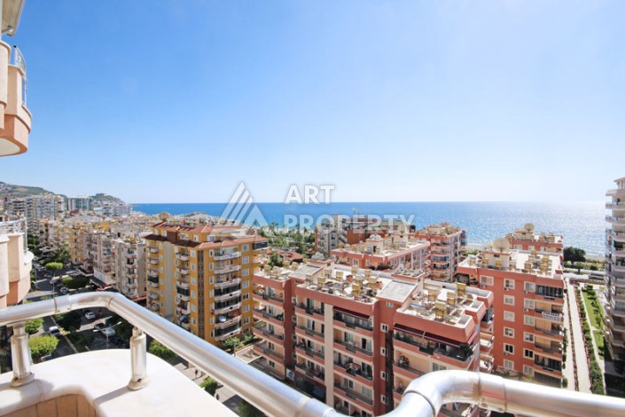 Просторный пентхаус 4+1 с панорамным видом на Средиземное море в Махмутларе - Ракурс 17