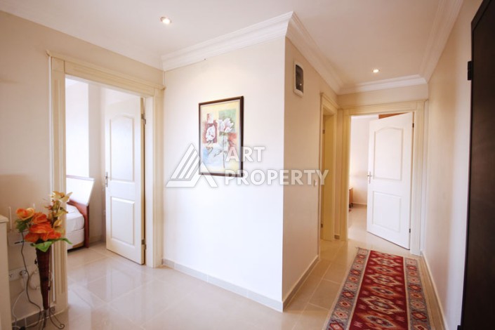 Просторный пентхаус 4+1 с панорамным видом на Средиземное море в Махмутларе - Ракурс 19