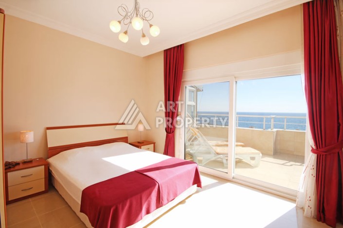 Просторный пентхаус 4+1 с панорамным видом на Средиземное море в Махмутларе - Ракурс 38