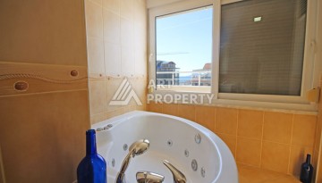 Просторный пентхаус 4+1 с панорамным видом на Средиземное море в Махмутларе - Ракурс 44