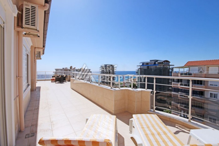 Просторный пентхаус 4+1 с панорамным видом на Средиземное море в Махмутларе - Ракурс 53