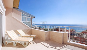 Просторный пентхаус 4+1 с панорамным видом на Средиземное море в Махмутларе - Ракурс 60