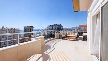 Просторный пентхаус 4+1 с панорамным видом на Средиземное море в Махмутларе - Ракурс 62