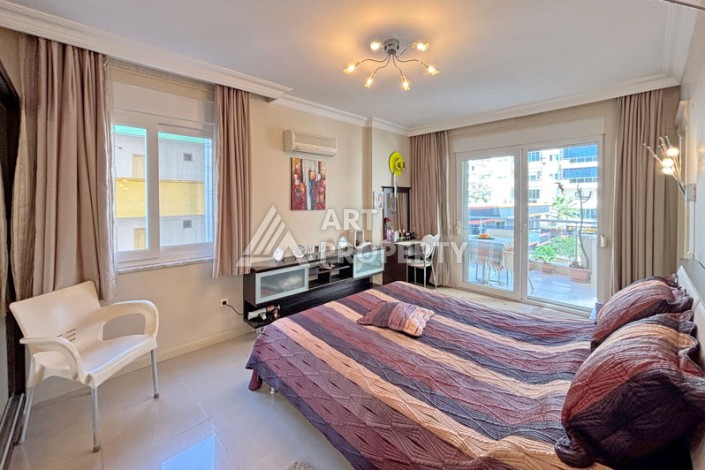 Просторная квартира 2+1 в ухоженном комплексе у моря в районе Махмутлар - Ракурс 28