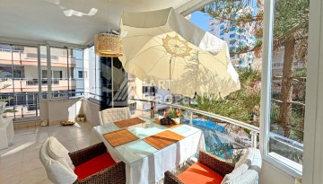 Просторная квартира 2+1 в ухоженном комплексе у моря в районе Махмутлар - Ракурс 32