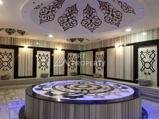 Квартира 1+1 в престижной резиденции, 65 м². Джикджилли, Алания - Ракурс 12