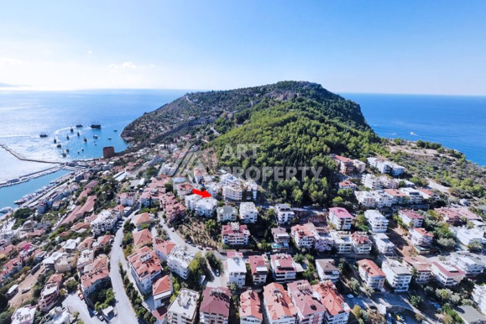 Квартира 1+1 на крепости Алании, 500 метров до моря - Ракурс 57