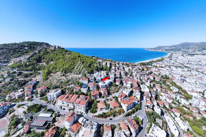 Квартира 1+1 на крепости Алании, 500 метров до моря - Ракурс 59