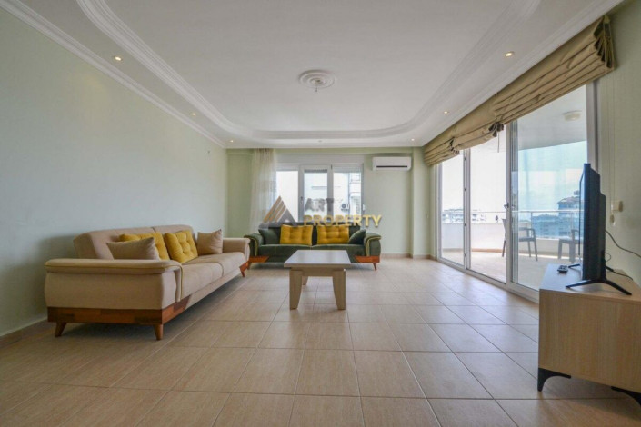 Полностью меблированные трехкомнатные апартаменты с видом на горы и море в районе Джикджилли, 115 м2 - Ракурс 5