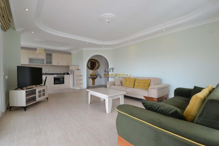 Полностью меблированные трехкомнатные апартаменты с видом на горы и море в районе Джикджилли, 115 м2 - Ракурс 7