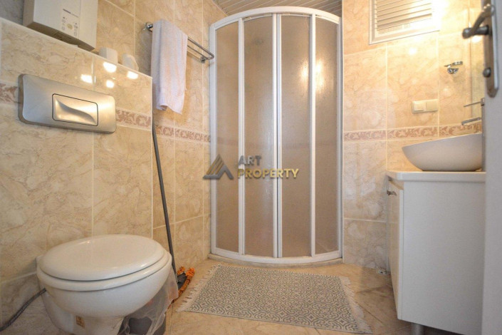 Полностью меблированные трехкомнатные апартаменты с видом на горы и море в районе Джикджилли, 115 м2 - Ракурс 10