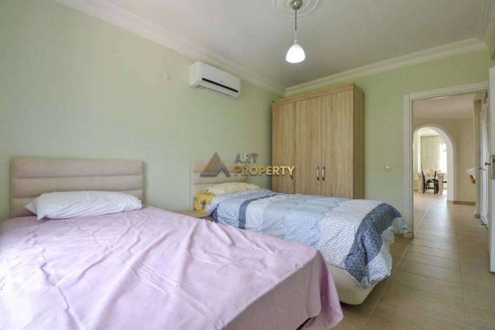 Полностью меблированные трехкомнатные апартаменты с видом на горы и море в районе Джикджилли, 115 м2 - Ракурс 11